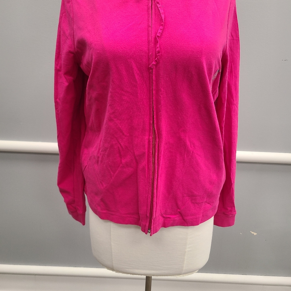 Old Navy Zip-Up Hooded Sweatshirt Jacket Womens Size Large Pink - Picture 3 of 10